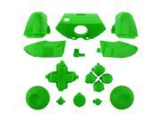eXtremeRate® Solid Green RT LT RB LB Triggers Bumpers ABXY Guide Dpad Full Buttons Set Kits Mod for Xbox One Controller