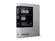 Impossible PRD2933 Color Film for Polaroid 600 Type Camera Frame Silver