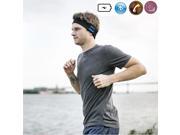 Megadream® Portable Rechargeable Bluetooth Ver.3.0 EDR 2.4G Sport Sweat Absorbed Knitted Headband with Music Plays Handsfree Answer Calls for Indoor Exercise