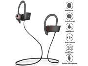 Bluetooth 4.1 Headphones Megadream Wireless Sports In Ear IP64 Sweatproof Headset with Microphone CVC 6.0 and APT X Stereo Sound with Bass for Gym Hiking Jo