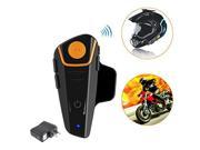 Megadream® Bluetooth 3.0 EDR Hands Free Waterproof Motorcycle Helmet Intercom Headset with Noise Cancellation Support Last Call Redialing 1000m Talk Distance