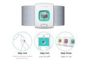 Megadream® Bluetooth 4.0 Smart Intelligent Baby Digital Health Skin friendly and Breathable Arm Band 24 Hours Fever Temperature Thermometer for IOS Android APP