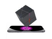 Megadream Portable Wireless Bluetooth 4.0 Cube Stereo Speaker with LED Flashing Light Support Handsfree Call with Mic TF Card FM for Bluetooth Enabled Smart