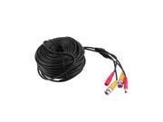 Black 30m BNC CCTV Video Power Cable CCD Security Camera Cable DVR Wire Cord