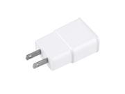 US Plug AC Wall Charger Adapter 5V 2A Dual USB 2 Port For Cellphone White
