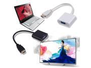 1080P HDMI Male to VGA Female Video Converter Adapter Cable for PC DVD HDTV