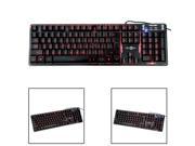 Three Colors ABS Reinforcement Backlit Multimedia Keyboard Gaming Keyboard