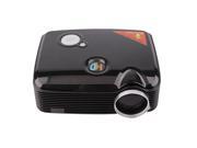 2500 Lumens LCD Projector with HDMI Input Home Theater Video Movie Projectors black