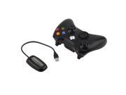 2.4G Game Wireless Controller Gamepad Joystick PC Receiver for XBOX360 black