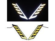 Wing Shape Car Auto Car Daytime Running Lamp With Amber Turn Signal Light