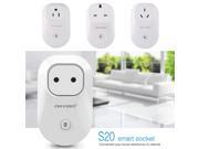 Wifi Cell Phone Wireless Remote Control Switch Timer Smart Power Socket