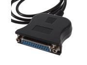 USB to 25 Pin DB25 Parallel Printer Cable Adapter Cord Converter New