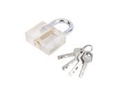 New Hot Crystal Security Lock Key Home Anti theft Door Lock 4 Keys String