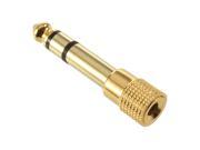 3.5mm female to 6.5mm male Stereo Audio Plug head phone2 adapters microphon
