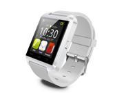 U8 Bluetooth Smart Wrist Watch Phone Mate For Android Samsung HTC white