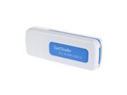 Protable 4 in 1 Memory Multi Card Reader USB 2.0 for SD TF T Flash M2 Card
