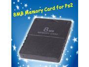 1pcs Black 8MB Memory Card 8M 8 MB Memory Expansion Card for Playstation 2 PS2 Black 8MB Memory Card for PS2
