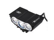 6000 Lumen 3 XM L U2 LED Head Front Bicycle Bike HeadLight Lamp Light Headlamp 6400mAh Battery with Charger