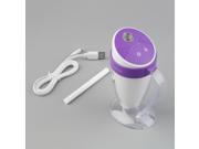 LED Light Humidifier Moonlight Cup USB Desktop Humidifier Oil Diffuser purple