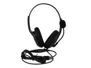 black Wired Game Live Gaming Headset Headphone Microphone For 360xbox
