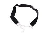 90 s Black Gothic Handmade Retro Velvet Cord Choker Charm Necklace Jewelry black