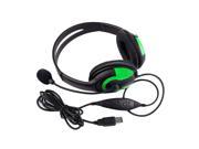 New Wired Headset Headphone Earphone Microphone For PS3 Gaming PC Chat