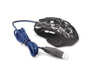 X4 7 Keys LED Optical USB Wired Luminous Home Mouse For PC Computer Laptop