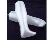 1 pair White Inflatable Portable Reusable Long Boot PVC Shoe Stand Holder Stretcher Support Shaper Plastic