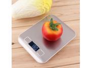 11lb x 0.05oz Slim LCD Digital Kitchen Scale 5Kg x 1g Weight Food Diet