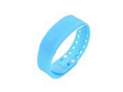 Fashion 3D LED Calorie Pedometer USB Sports Smart Wrist Bracelet Watch Unisex blue