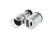 New 60X Magnifier Microscope Loupe With LED Light Cells For iphone 4 4s