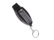 4 in 1 Mini Pocket Thermometer Whistle Compass Magnifier Keychain Survival