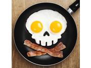 Breakfast Silicone Fried Egg Mold Pancake Egg Ring Shaper Funny Cooking Tool Black Skull