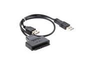 USB 2.0 to SATA 7 15 Pin 22Pin Adapter Cable For 2.5 HDD Hard Disk Drive
