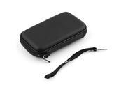 Black Hard Nylon Carry Bag Compartments Case Cover for 2.5 HDD Hard Disk