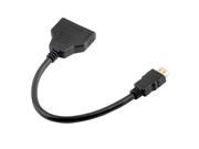 HDMI Male To 2 HDMI Female 1 In 2 Out Splitter Cable Adapter Converter