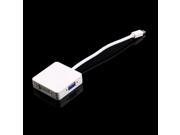 3 in 1 Mini DP Displayport Thunderbolt to HDMI DVI VGA Adapter for MacBook