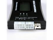 Computer PC Power Supply Tester Checker 20 24 pin 4 SATA HDD ATX BTX Meter