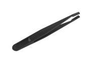 6pcs Black Anti static Plastic Tweezer Heat Resistant Tool Straight Bend