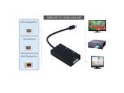 Thunderbolt to DVI VGA HDMI HDTV Adapter 3in1 For Microsoft Surface Pro 3 2 1 FF