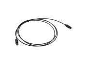 1.5M Digital Optical Audio Optic Fiber Cable Black TV power amplifier soft