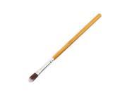 1pc Bamboo Handle Synthetic Fiber Face Concealer Brush Makeup Tool