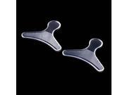 1 Pair Transparent T Shape Invisible Silicone Shoes Heel Cushion Pads Insoles