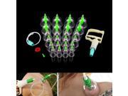 24 Pcs Pull Out Vacuum Chinese Acupuncture Medicine Magnet Therapy Cupping