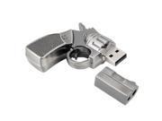 Revolver Gun Model USB2.0 Flash Pen Drive Memory U Stick Thumb Storage 4GB