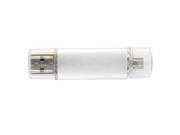 Silver 8G Dual 2 in 1 Micro USB USB 2.0 Flash Memory Stick Drive U Disk For Phones PC