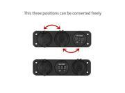 12V Dual Car Cigarette Lighter Socket USB Adapter Charger Digital Voltmeter 12V Dual Car Cigarette Lighter Socket USB Adapter Charger Digital Voltmeter