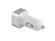 Universal Square Dual USB 2 Port Car Charger Adapter for For Cellphone Tablet