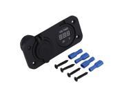 Car Auto Cigarette Lighter Socket Voltmeter 12V Charger Dual USB Power Adapter Car Auto Cigarette Lighter Socket Voltmeter 12V Charger Dual USB Power Adapter