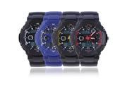 Dual Chips Movement Sports Watch Multifunction Electronic Dual Display Watch